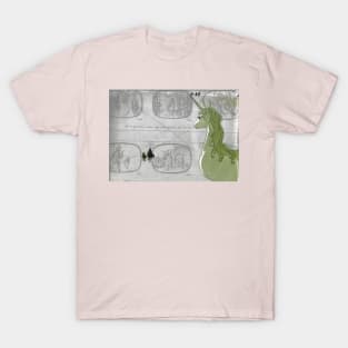 Official Rankin/Bass Storyboard art Unicorn T-Shirt